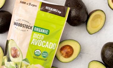 Woodstock Foods Organic Diced Avocado package
